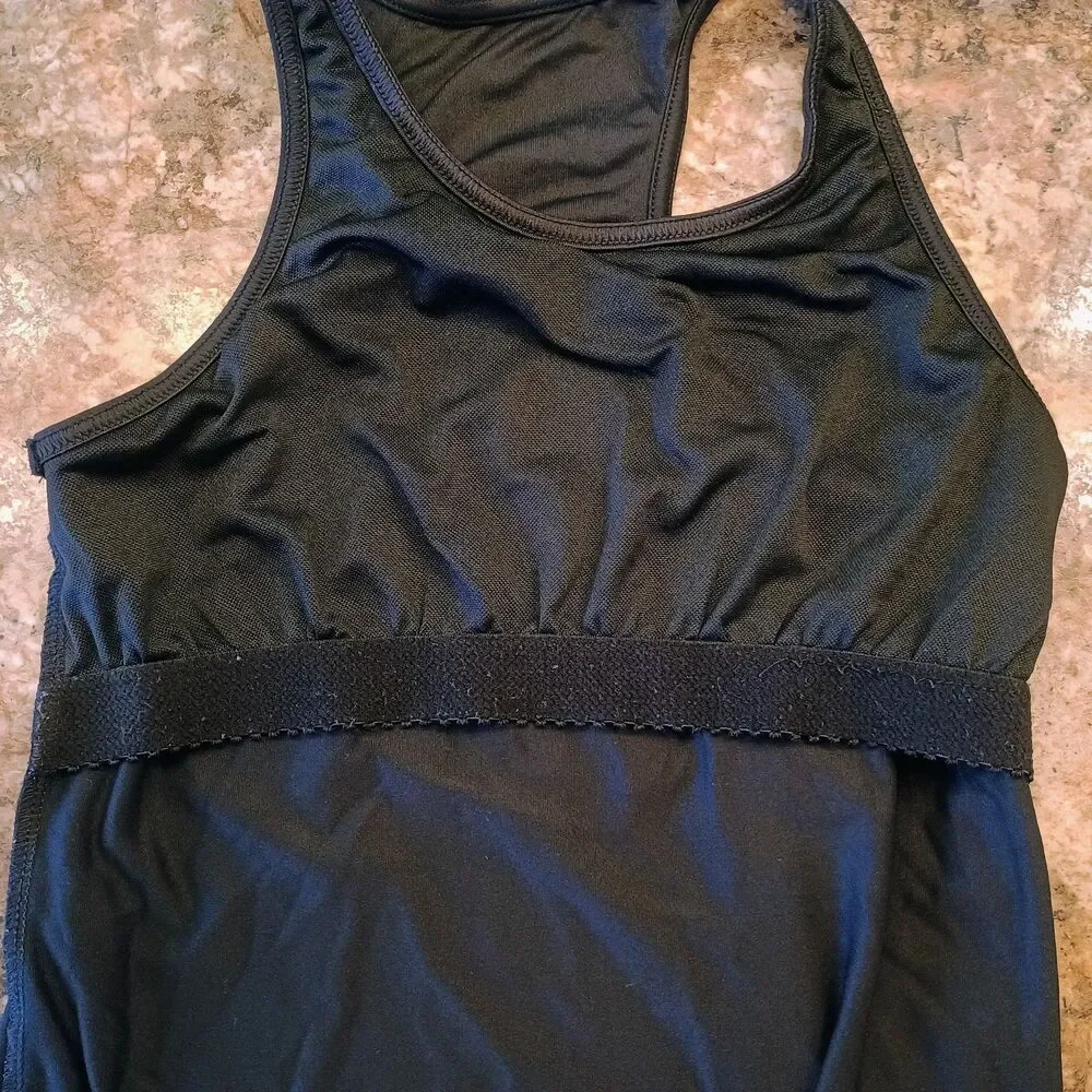 LiaKada Dance It Out Performance Tank Top Youth Large Black